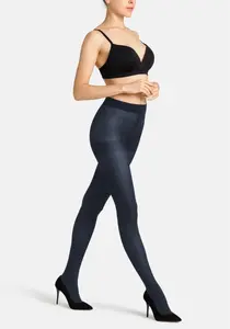 Колготки Camano (2 шт.), с комфортным поясом, цвет морской волны