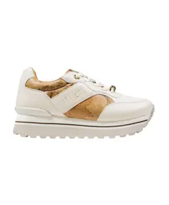 Белые женские кроссовки с узором и на платформе Alviero Martini 1A Classe, белый