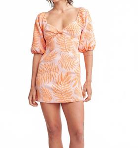 Женское мини-платье Jayden с тропическим листом Self Contrast, Tropical Leaf