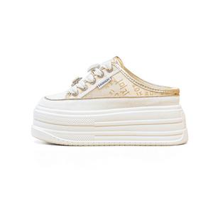 Закрытые тапочки для женщин A poinsettia princess, золото