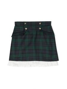 La Stupenderia юбка в клетку, синий