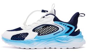 QIAODAN Детские кроссовки Frame Low Top с синим и белым цветом