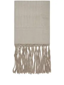 Полотенце с бахромой Brunello Cucinelli, серый