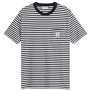 Футболка Эзры с полосатым карманом Carhartt Wip, черный & wax