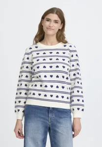 Свитер ибриэль Ichi, Birch W Blue Print