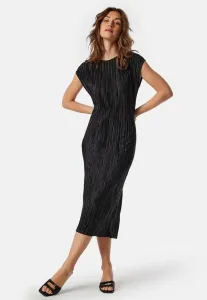 Плиссированное повседневное платье Bubbleroom, Black