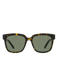 Солнцезащитные очки M40 в квадратной оправе Saint Laurent Eyewear, коричневый