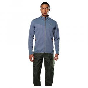 Флис Salewa Puez Waffle HYB Pl, синий