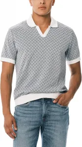 Мужской короткий рукав свитер-поло Buffalo David Bitton