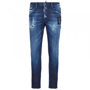 Джинсы Dsquared2 с прорезями DSQUARED 2, синий