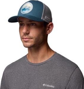 Columbia Unisex-Adult Mesh Snap Back, Everblue/Circular Landscape