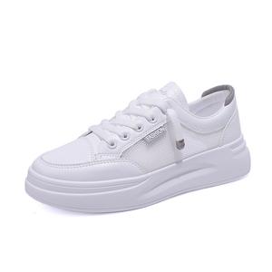 Износостойкие женские скейтерские кеды Low Top ZULISHI, белый