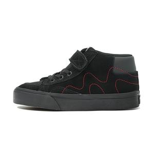 GOLUCK Амортизирующие, износостойкие кроссовки для скейтбординга Mid top Black Red Kids'