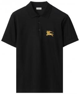 Футболка Burberry Stan с маленьким логотипом, черная