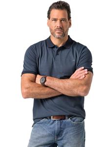 JP1880 Рубашка-поло темно-синего цвета