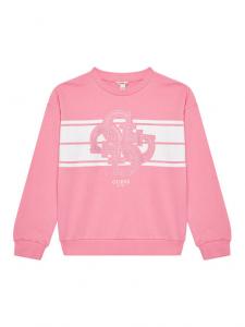 Толстовка обычного кроя J5YQ01 KA6R4 Guess, розовый