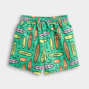 Детский купальник с принтом Jumping Beans, Teal Surf Boards