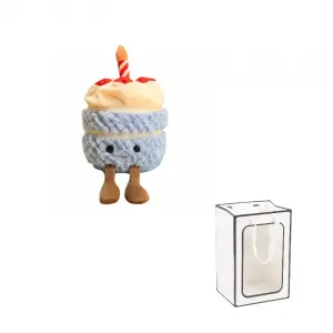 DUOAI Кремовые мини-тортики плюшевые куклы 28 см высота