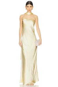 Платье "Lilia gown" Misha, soft yellow