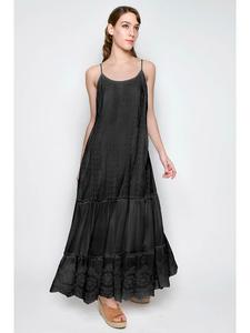 Длинное платье Tarifa, черный