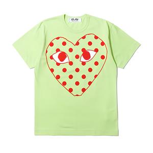 CDG Play Футболка SS25 мужская зеленая