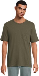 Футболка Faherty Sunwashed Pocket Tee, цвет Fall Evergreen