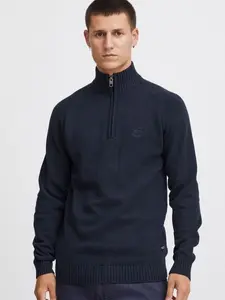 Вязание тройника идторино Indicode, синий