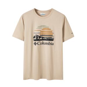 Columbia Футболка мужская хаки