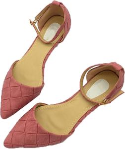 Женские повседневные туфли Yiozoi с открытым носком, универсальные для весны и лета, удобные для прогулок и работы в офисе, Pink