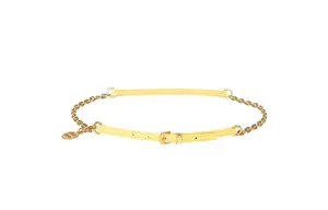 Кожаный ремень MIU MIU женский желтый ширина 1 см