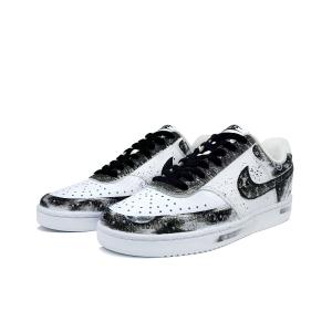 Кроссовки Nike Court Vision 1 Skateboarding Shoes Men Low-top White/black, черный