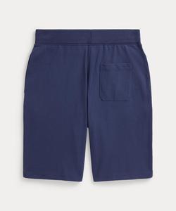 (Для мальчиков 8-20 лет) Хлопковые трикотажные шорты с логотипом Polo Ralph Lauren, цвет 410 Navy