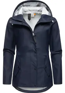 Дождевик Ragwear "YM-Marge", с капюшоном, стильная переходная куртка с большим капюшоном, синий