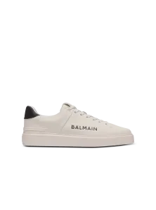 Кроссовки B-Court из телячьей кожи Balmain, белый