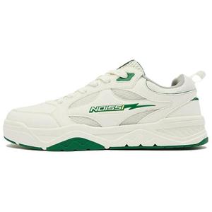 Кеды мужские, обувь для скейтбординга низкая белый/зеленый Qiaodan