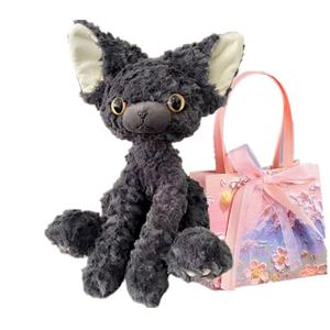 Плюшевая кукла German Curl Cat высота 40 см, длина примерно Runcan