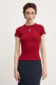 Футболка Tommy Jeans, бордовый