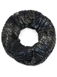 Шарф styleBREAKER Loop, цвет schwarz-blau-silber