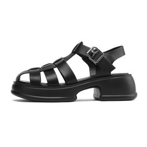 Римские сандалии женские 5,5 см DAPHNE, Black