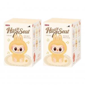 Лабубу Pop Mart The Monsters Labubu 2.0 Have a Seat Sealed Case (2 Blind Boxes)