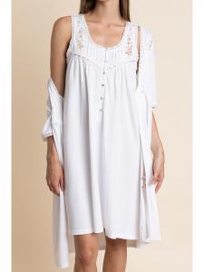 Admas Белый банный халат