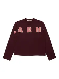 Футболка с длинными рукавами Marni Kids, красный