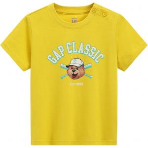 Футболка для детей 3-7 лет GAP, ярко-желтый