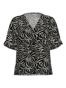 Блузка OBJECT SELINE, черный