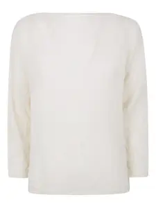 Шерстяной джемпер Daniela Gregis, белый