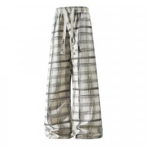 Повседневные брюки Unisex утепленные и флисовые Wide Leg X1617, экрю pants