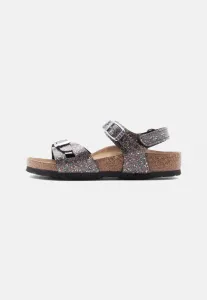 Узкие сандалии rio с космическим блеском Birkenstock, Black
