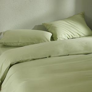 MIDO HOUSE Комплект постельного белья 4 предмета, простыня, размер 200x230 см, цвет светло-зеленый