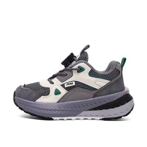 Jeep Легкие амортизирующие нескользящие низкие кроссовки для бега Greige детские