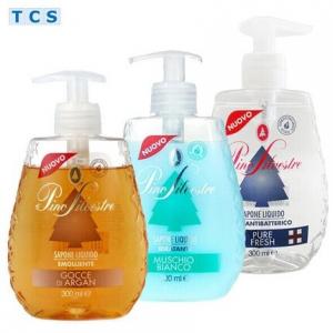 Жидкое мыло в дозаторе 300мл с 3 нотами аромата, Pino Silvestre